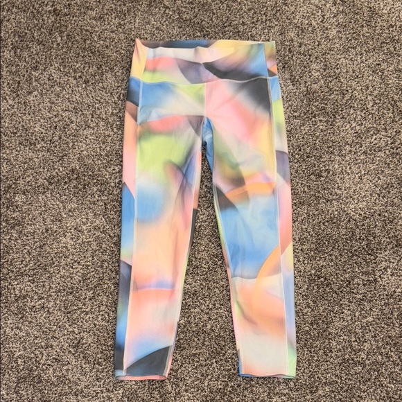 Mono B Kaleidoscope Multi Print High Waist Leggings - Picture 2 of 4